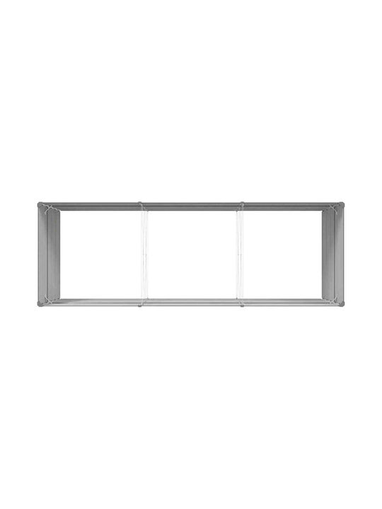 vidaXL Γλάστρα Μεταλλική Ανθρακί 195x100x45εκ.