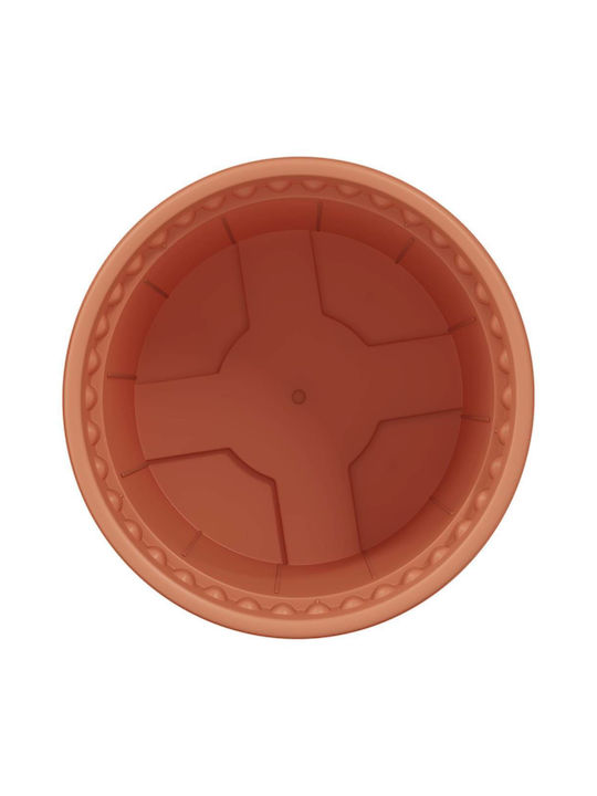 vidaXL Set 24 Töpfe Kunststoff Light Terracotta