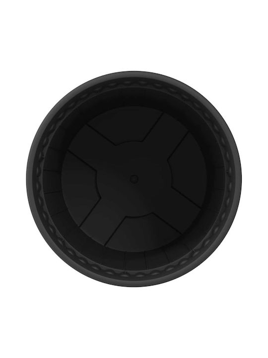 vidaXL Set 6 Ghivece Plastice Negru