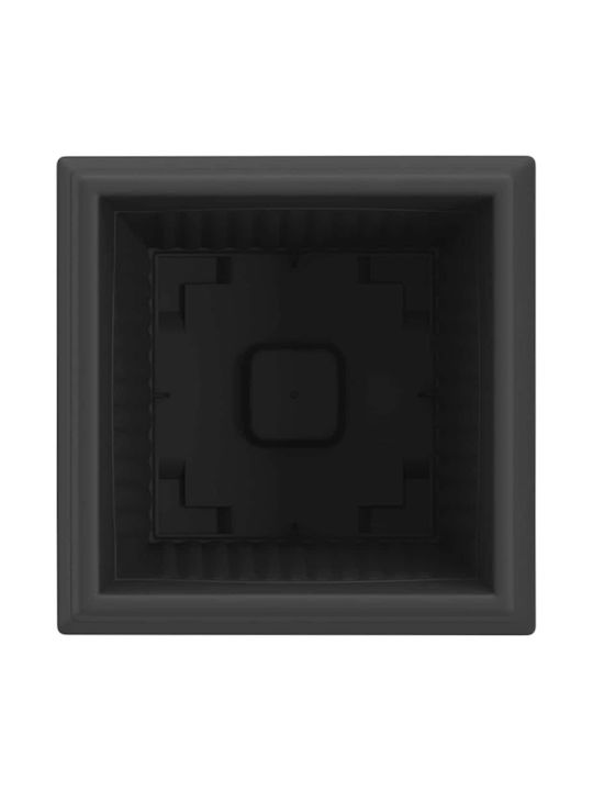 vidaXL Set 6 Ghivece Plastice Negru