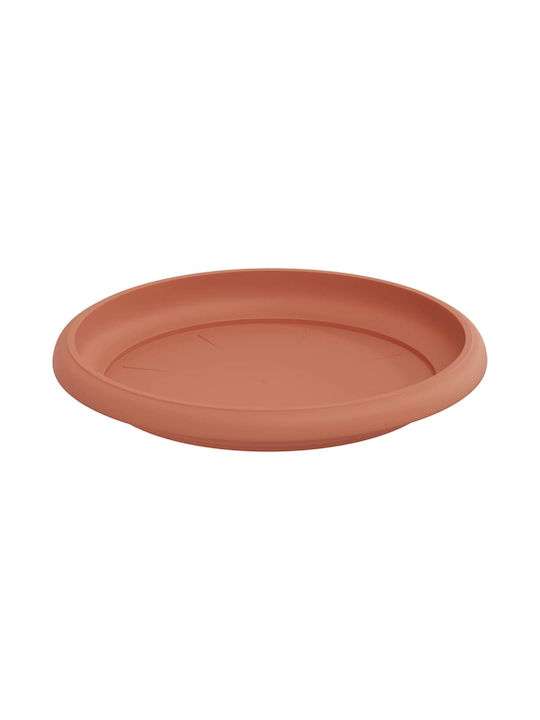 vidaXL Set 6 Ghivece De Flori Din Plastic Cărămiziu 19x16cm