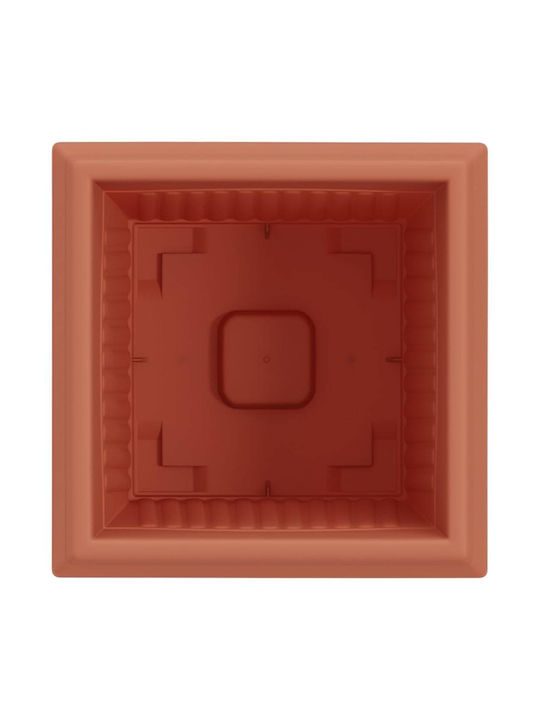 vidaXL Set 24 Ghivece Plastice Light Terracotta