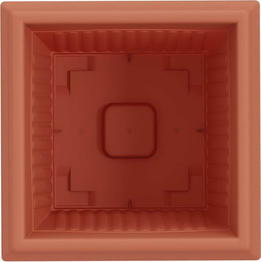 vidaXL Set 6 Ghivece Plastice Light Terracotta