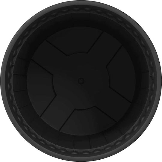 vidaXL Σετ 6 Γλάστρες Πλαστικές Μαύρο 17x14εκ.