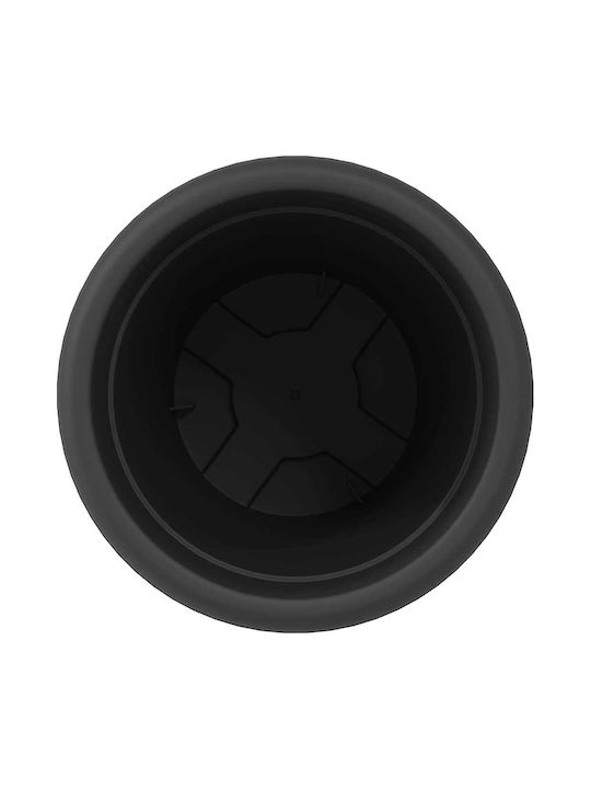 vidaXL Set 6 Ghivece Plastice Negru