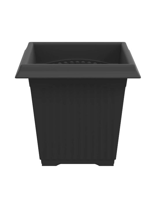 vidaXL Set 24 Kunststoff Pflanzgefäße Schwarz 16x14cm