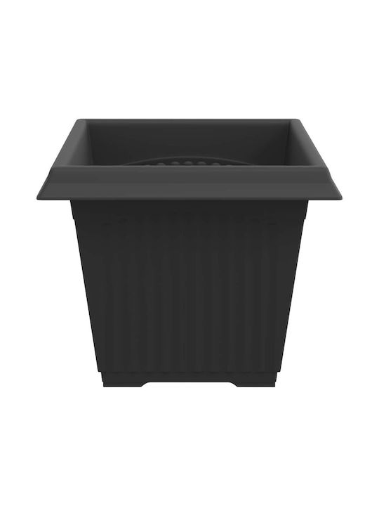 vidaXL Set 6 Kunststoff Pflanzgefäße Schwarz