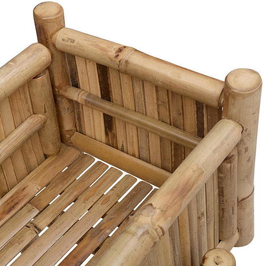 vidaXL Ζαρντινιέρα Bamboo Πράσινη