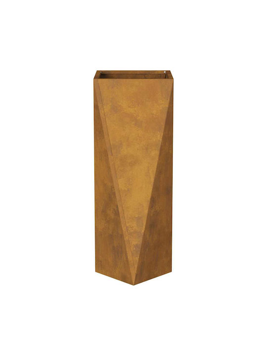 vidaXL Ghiveci Metal Rusty 30x30x75cm.