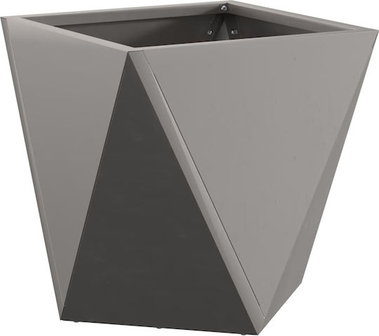 vidaXL Pot Metallic Sk Rusty 30x30x30cm.