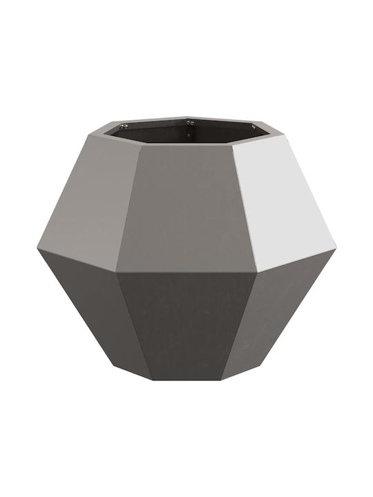 vidaXL Саксия Метал Rusty 50x50x40см.