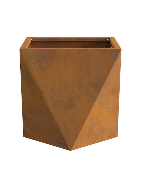 vidaXL Ghiveci Metal Sk Rusty 30x30x30cm.