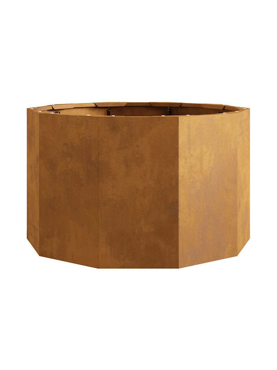 vidaXL Ghiveci Metal Sk Rusty 60x60x35cm.
