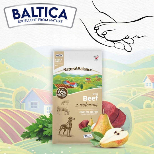 Baltica 3kg Trockenfutter für Hunde mit Rindfleisch
