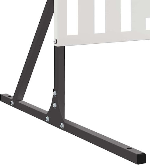 vidaXL Separator De Cameră Metalic 100x180cm