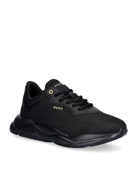 Hugo Runn Men's Black Sneakers