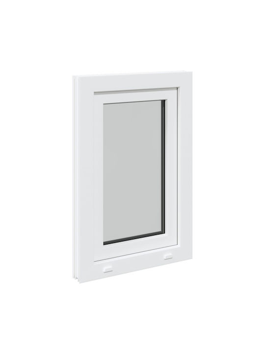 vidaXL Ανοιγόμενο Παράθυρο PVC Π50xΥ75cm