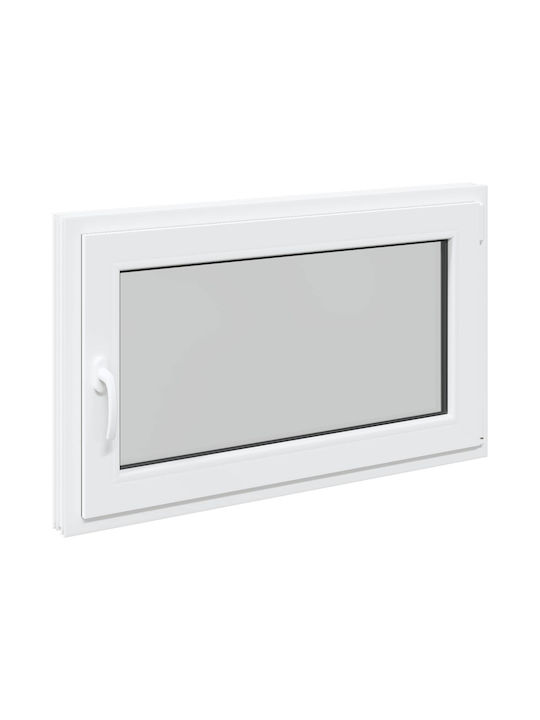vidaXL Aufklappbares PVC Fenster P100xH50cm vidaXL Aufklappbares PVC Fenster P100xH50cm