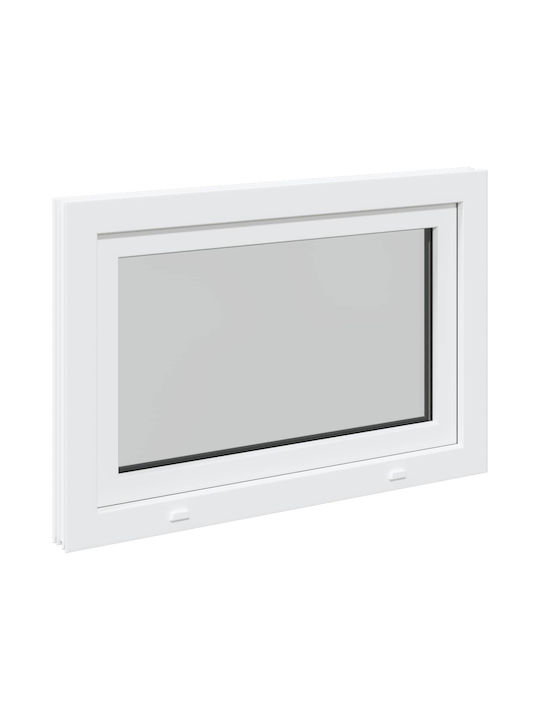 vidaXL Fereastră cu Deschidere PVC L90xÎ60cm