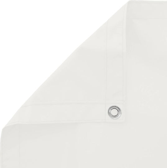 vidaXL Rectangular Shade Divider White 1x3x3m