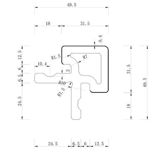 Newplan WPC Deck Corner for Garden Flooring 290x5.5cm
