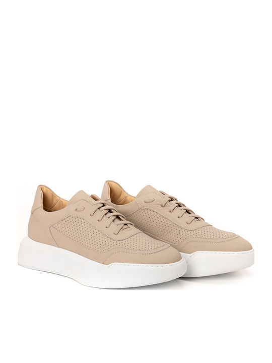 Ανδρικά Ανατομικά Flatforms Sneakers Μπεζ