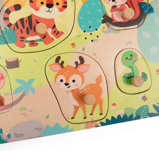 Puzzle Pentru Copii Din Lemn Pegged Classic World