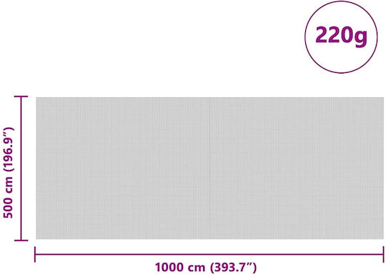 vidaXL 42011535 Αντιπαγετική Κουκούλα 5x10m Πράσινο