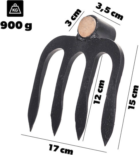 Garden Hoe Forged 17 Cm Weeding Hand Hoe Without Handle Premium Steel