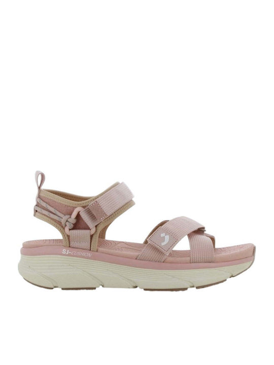 Damen Anatomisch Flache Sandalen Grün