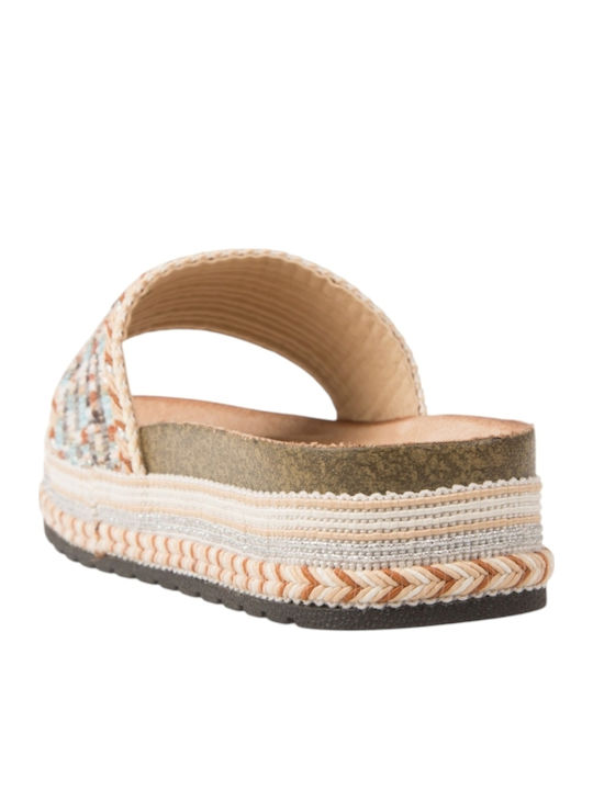 Women's Flat Sandals Beige