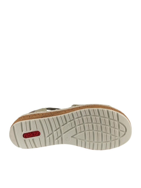 Leather Women's Anatomic Green Sandals