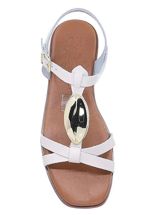 Leather Women's Anatomic White Sandals