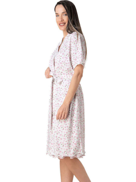 Relax Lingerie Summer Women's Robe Rose Paisley