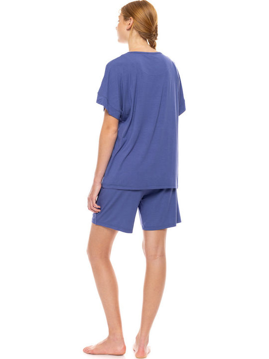 Pink Label Summer Women's Pajama Set White