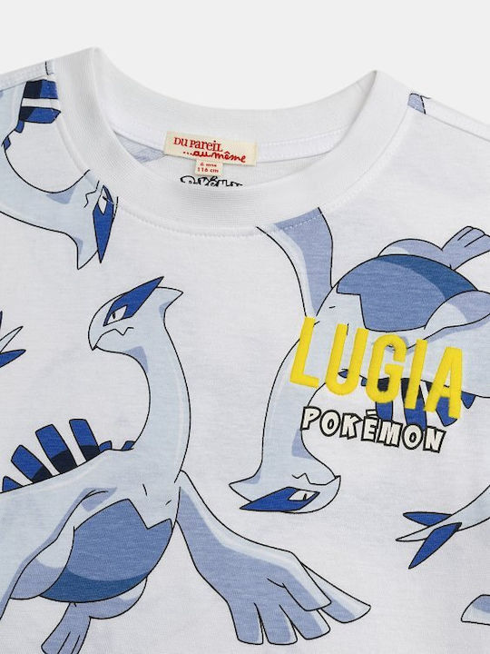 Παιδική Μπλούζα Κοντομάνικη Λευκο Pokemon Lugia