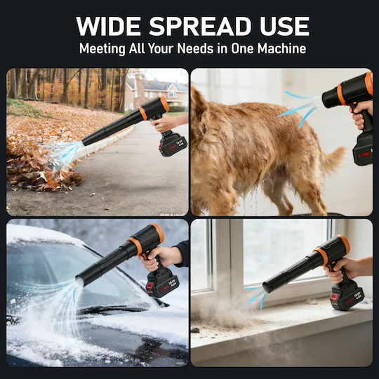 Kinzir Electric Air Duster Ad61 800w 2000mah Brushless Black Dm128610