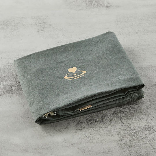 Myga Στρώμα Γυμναστικής Yoga Γκρι Μήκους 76cm