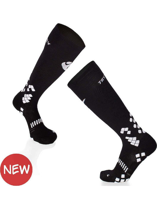 Try to Fly Men's Thermals Compression Socks Black