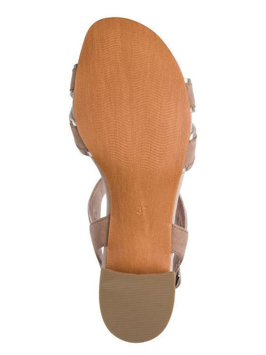 Fabric Sandals Pink