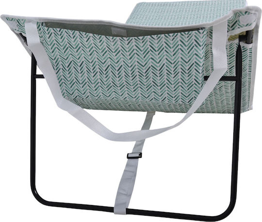 Ankor Foldable Metallic Beach Sunbed 155x50x55cm