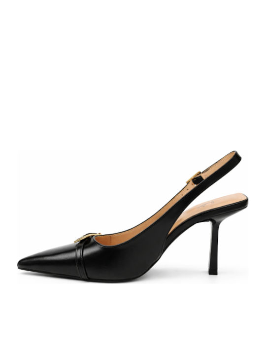 Pointed Toe Heels with High Heel Black SV-VB67315-26HH-MAVRO