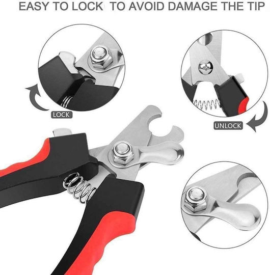 Pet Nail Scissors Red Color