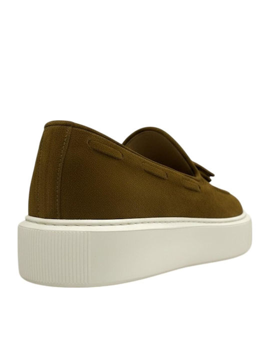 Suede Ανδρικά Loafers σε Ταμπά Χρώμα