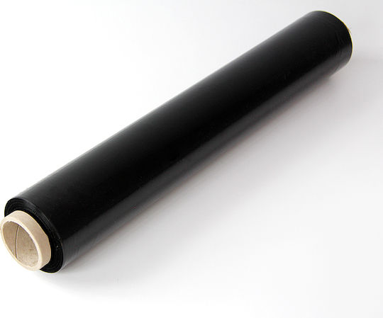 Film Elastic XL Stretch Negru Negru 2.5kg Puternic Opac Rola Cantitate Mare Film