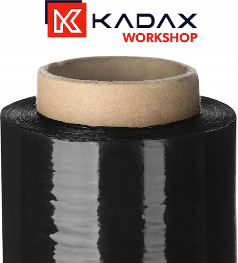 Stretch Film Xl Stretch Black Black 2.5kg Strong Opaque Roll Large 4 Pcs