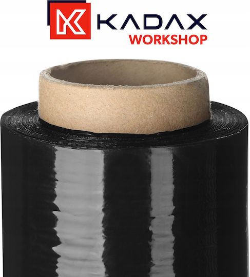 Film Elastic XL Stretch Negru Negru 2.5kg Puternic Opac Rola Cantitate Mare Film