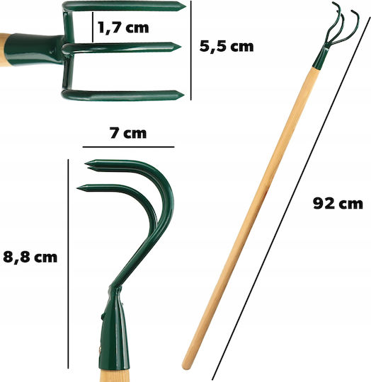Kadax Kleiner Handkultivator Länge 80cm P.36 K3696