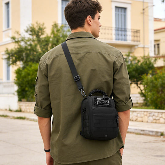 Cardinal Military Chest Bag from Polyester Black 7.6L