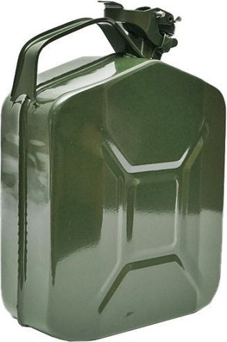 Metal Fuel Canister 5l Capacity Green Color